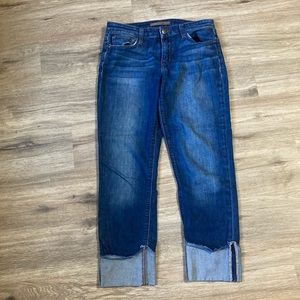 Joe’s Jeans Wide Cuffed Cropped Denim Jean